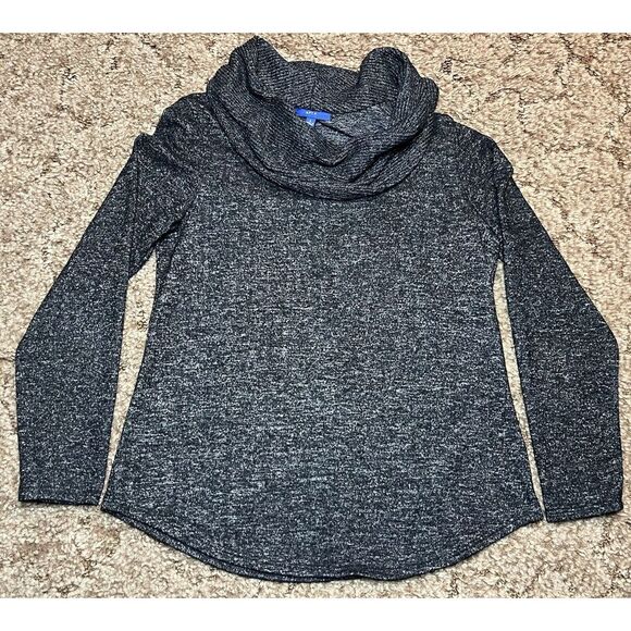 Apt‎ 9 Turtleneck Sweater Womens Small Gray Pullover Casual Ladies - Picture 1 of 9